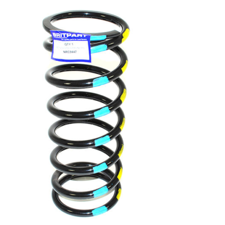NRC9447 DEFENDER 90 FRONT COIL SPRING BLUE YELLOW STRIPE