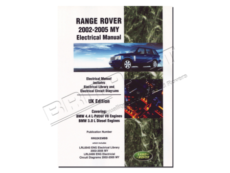 DA3149 RANGE ROVER L322 ELECTRICAL MANUAL 2002-2005 MODEL YEAR