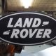 MXC6401 BADGE REAR LAND ROVER SILVER ON BLACK