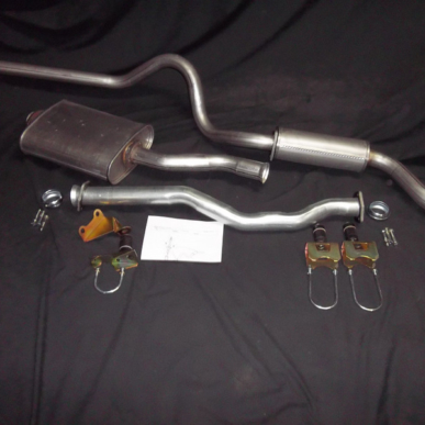 110TDREXH Defender 110 Turbo Diesel Exhaust System Rear Section