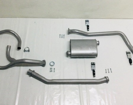 3.5V8 CONVERSION EXHAUST SYSTEM LAND ROVER S3 LWB