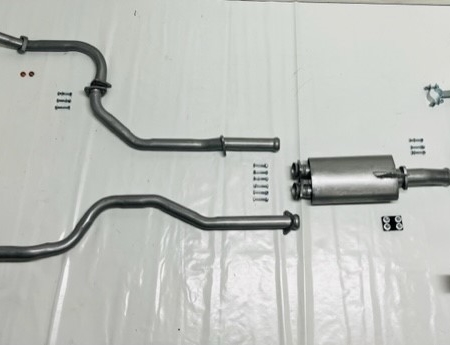 Conversion Exhaust Kit Ford 3Litre V6 in Land Rover Series SWB