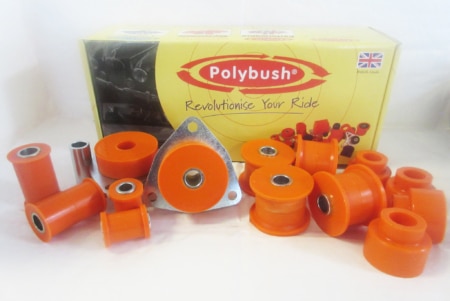 KIT3 Polybush Red Suspenion Bush Kit RR Classic 70-86
