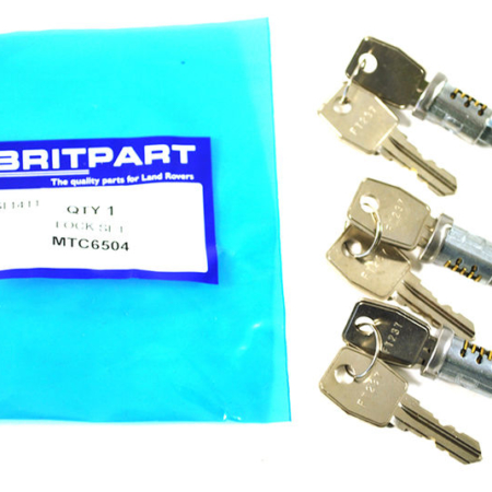 MTC6504 Door Locks 3 Barrel Set Defender 87-01