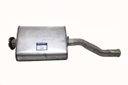 NTC1666 FRONT EXHAUST SILENCER LANDROVER110 2.5TD