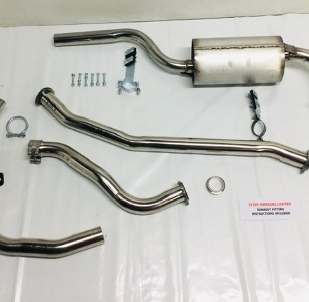 DEF 200TDI 2.5TD CONVERSION STAINLESS STEEL EXHAUST S3 SWB
