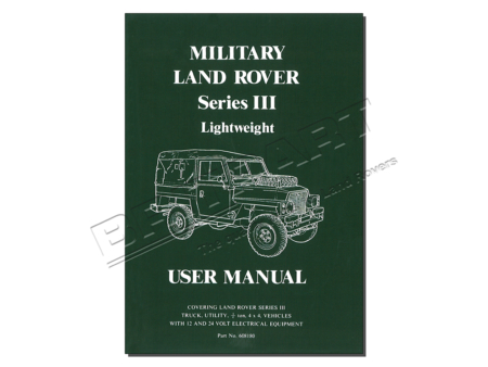 608180 Military LandRover LightWeight Series 3 User Manual