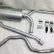 Stainless Conversion Exhaust System LR 2.5 Petrol Series SWB LHD