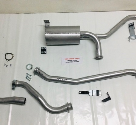 300Tdi Conversion Stainless Steel Exhaust Kit Series SWB LHD
