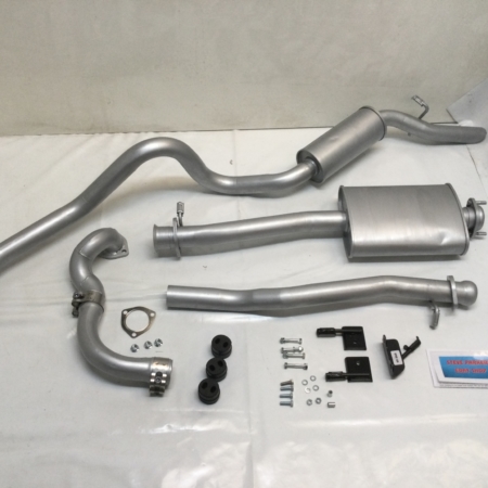 Disco 200TDI Conversion-Land Rover 110 300TDI Full Exhaust Kit Stainless Steel